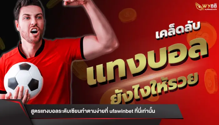 สูตรแทงบอลระดับเซียนทำตามง่ายที่ ufawinbet ที่นี่เท่านั้น